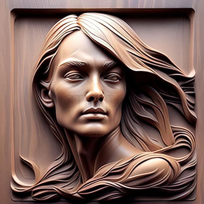 3D model Richard Phillips American artist (STL)